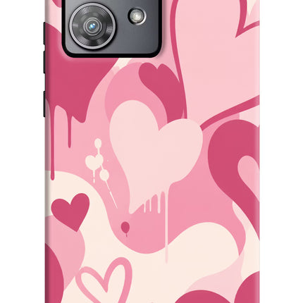 Hearty case Moto Edge 40 Neo Hard Case Back Cover by Casekaro