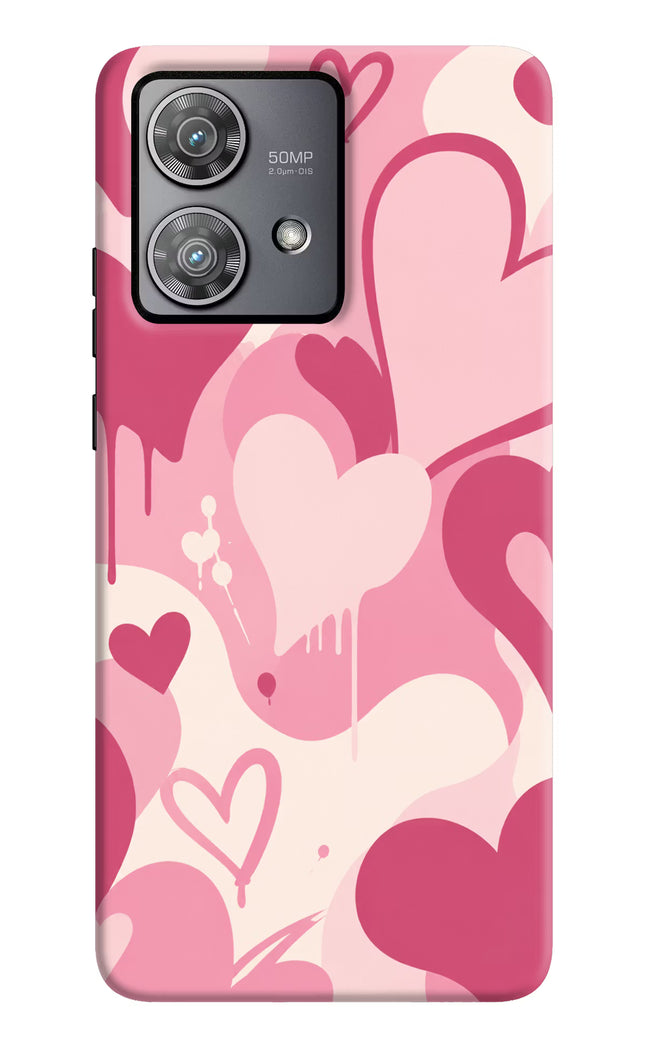 Hearty case Moto Edge 40 Neo Hard Case Back Cover by Casekaro