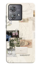 Soft Aesthetic Moto Edge 40 Neo Hard Case Back Cover by Casekaro