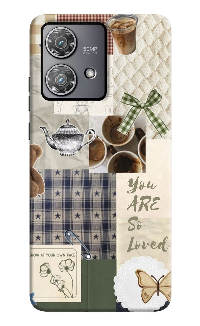 Cookie Moto Edge 40 Neo Hard Case Back Cover by Casekaro