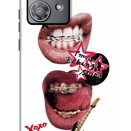 Rockstar Moto Edge 40 Neo Hard Case Back Cover by Casekaro