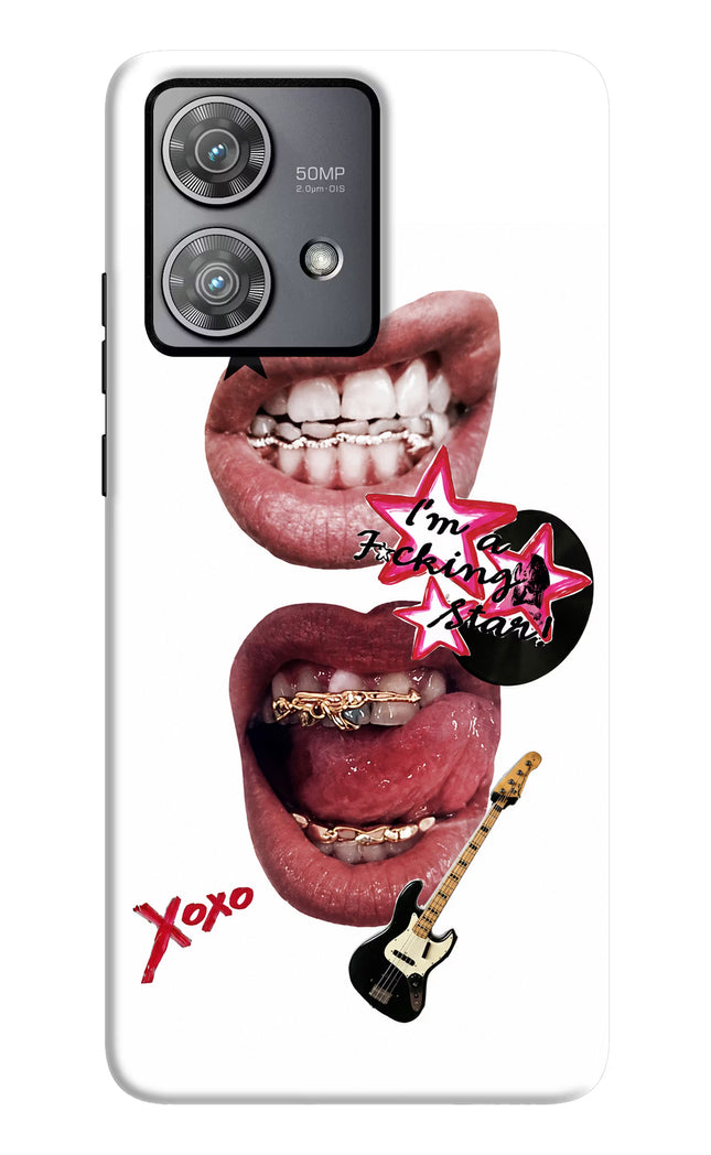 Rockstar Moto Edge 40 Neo Hard Case Back Cover by Casekaro