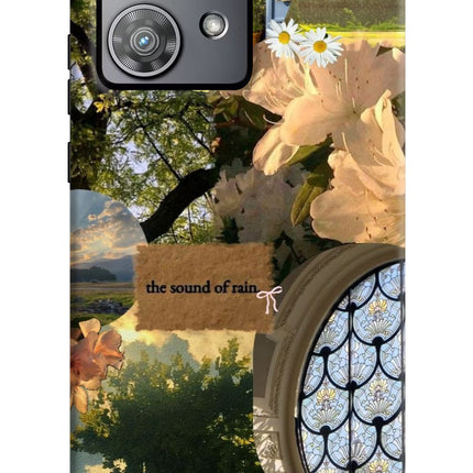 Rain Moto Edge 40 Neo Hard Case Back Cover by Casekaro