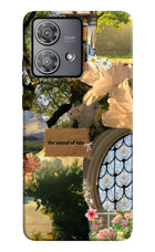 Rain Moto Edge 40 Neo Hard Case Back Cover by Casekaro