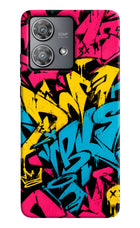Graffiti Vibe Moto Edge 40 Neo Hard Case Back Cover by Casekaro