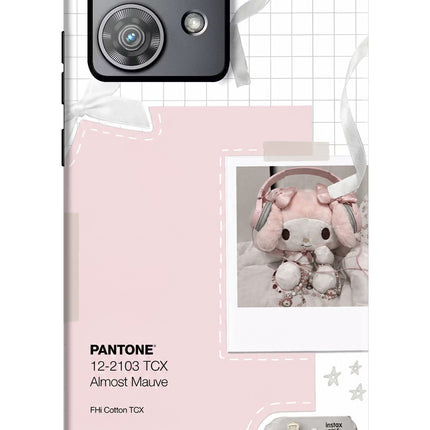 Pantone Asthetic Moto Edge 40 Neo Hard Case Back Cover by Casekaro