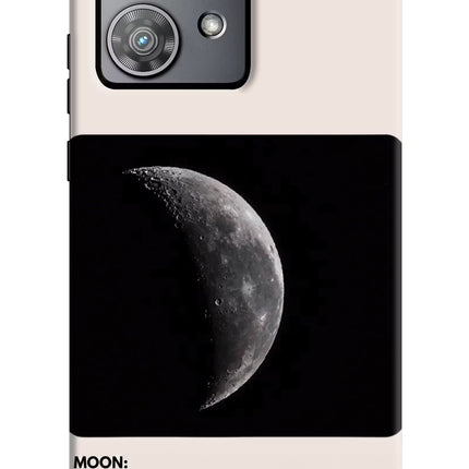 Moon Phase Moto Edge 40 Neo Hard Case Back Cover by Casekaro
