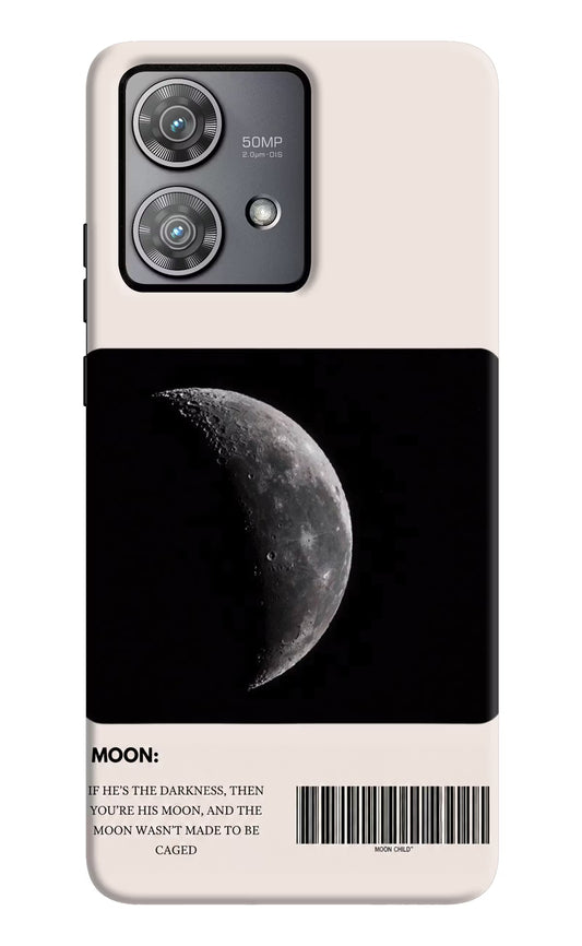 Moon Phase Moto Edge 40 Neo Hard Case Back Cover by Casekaro