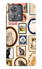 Mirror Cats Moto Edge 40 Neo Hard Case Back Cover by Casekaro