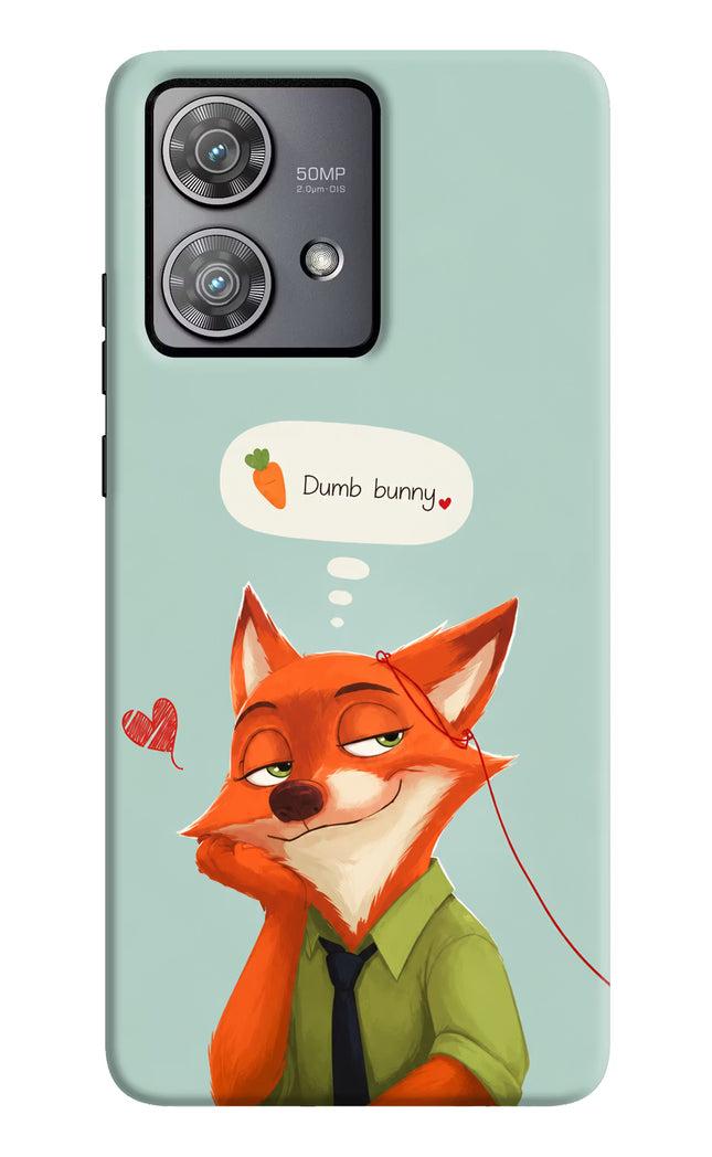 Nick Charm Moto Edge 40 Neo Hard Case Back Cover by Casekaro