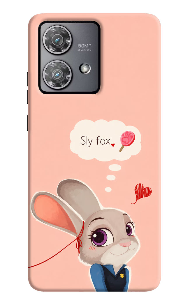 Judy Charm Moto Edge 40 Neo Hard Case Back Cover by Casekaro