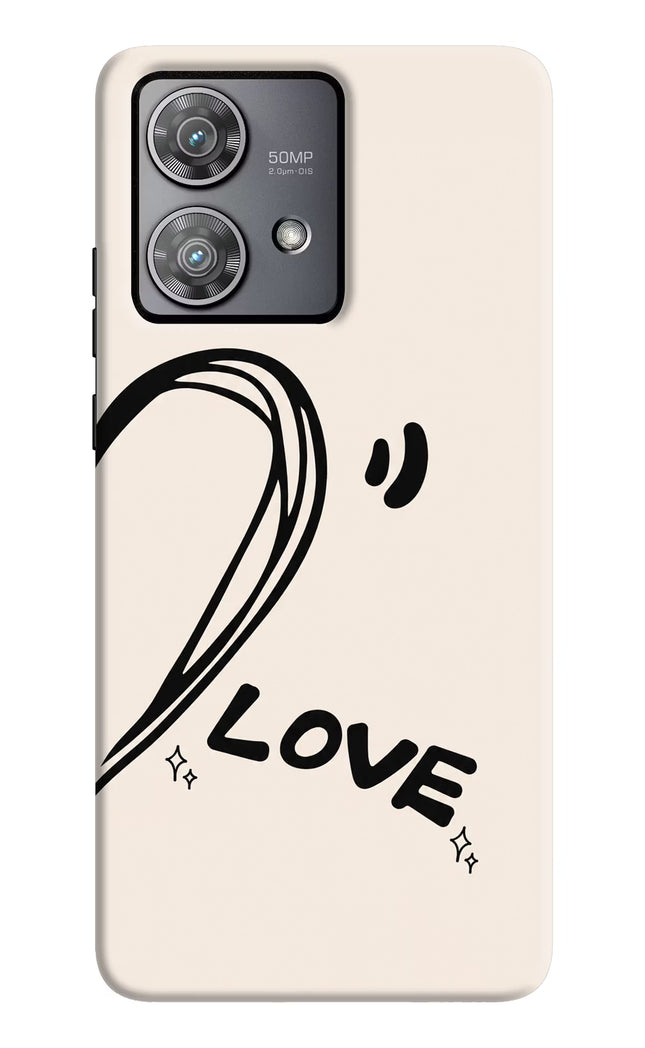Soul Line Moto Edge 40 Neo Hard Case Back Cover by Casekaro
