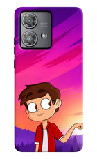 Marco Sunset Moto Edge 40 Neo Hard Case Back Cover by Casekaro