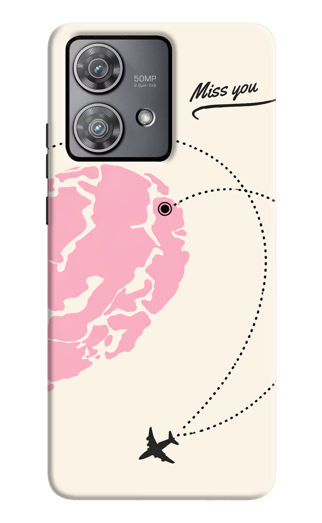 Miss Orbit Moto Edge 40 Neo Hard Case Back Cover by Casekaro