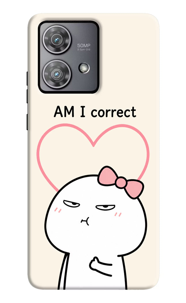Always Right Moto Edge 40 Neo Hard Case Back Cover by Casekaro