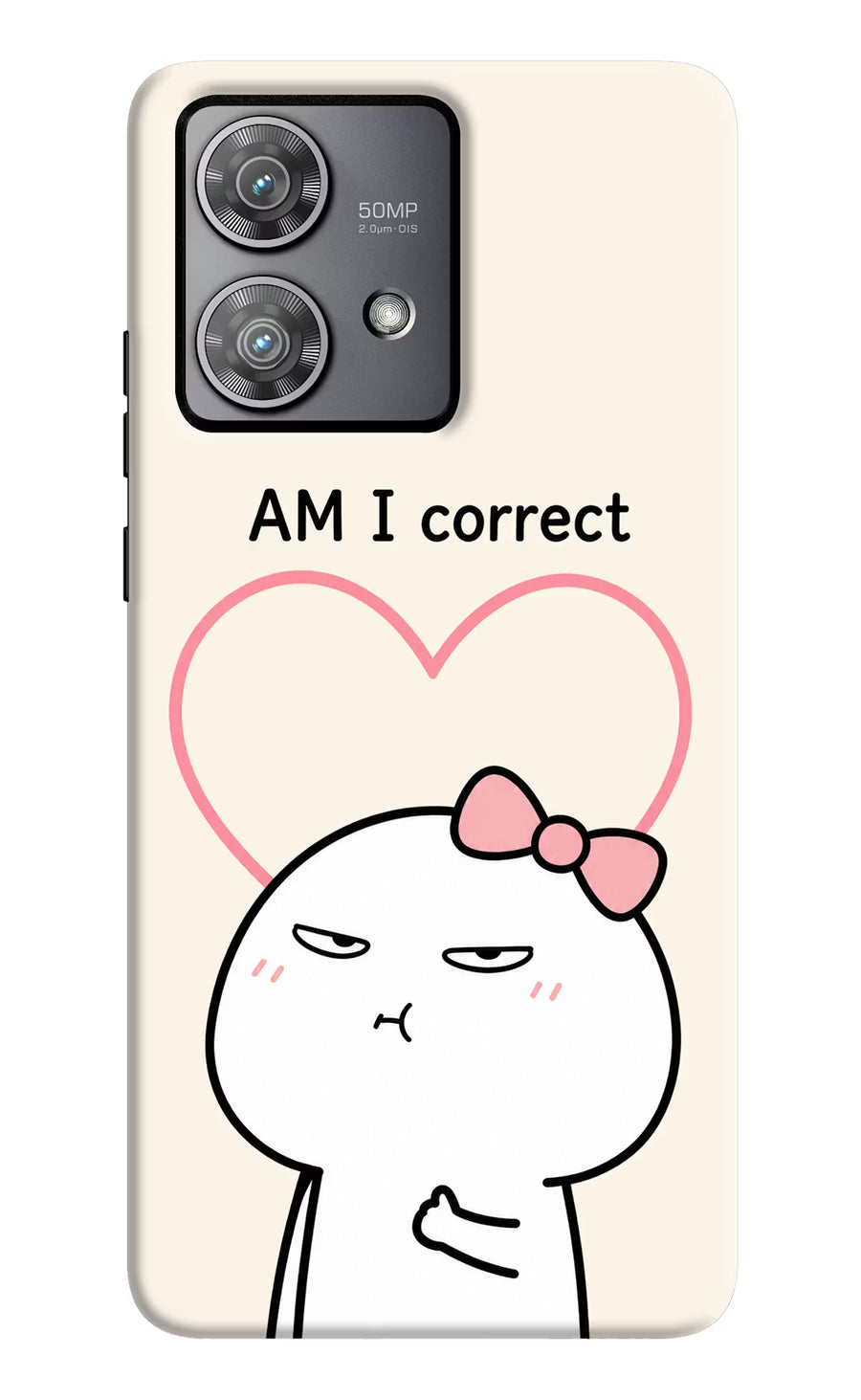 Always Right Moto Edge 40 Neo Back Cover, Hard case