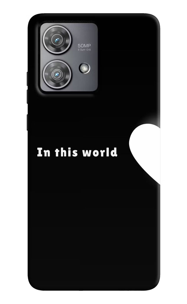 This World Moto Edge 40 Neo Hard Case Back Cover by Casekaro