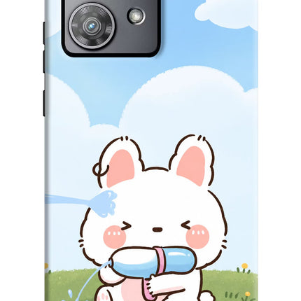 Bunny Treat Moto Edge 40 Neo Hard Case Back Cover by Casekaro