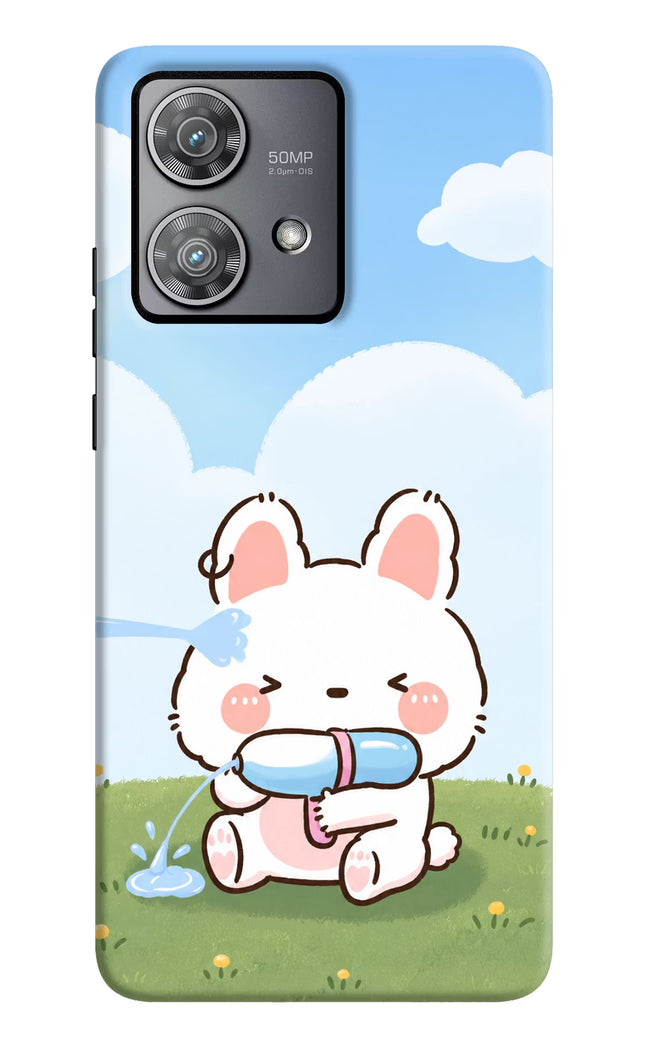 Bunny Treat Moto Edge 40 Neo Hard Case Back Cover by Casekaro
