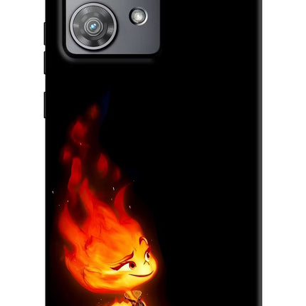 Ember Flame Moto Edge 40 Neo Hard Case Back Cover by Casekaro