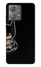 Bat Kitty Moto Edge 40 Neo Hard Case Back Cover by Casekaro