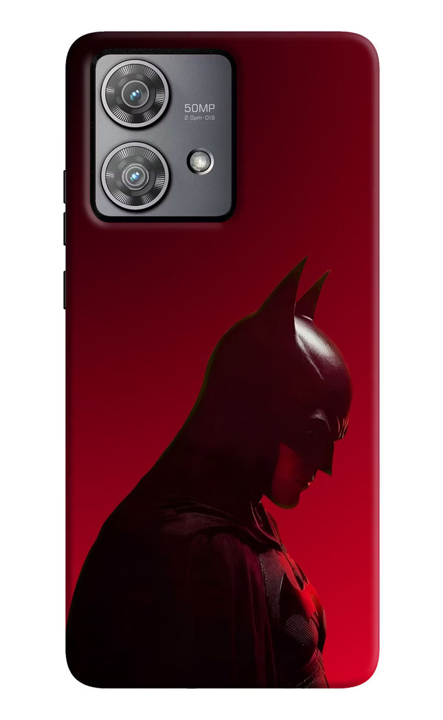 Dark Knight Moto Edge 40 Neo Hard Case Back Cover by Casekaro
