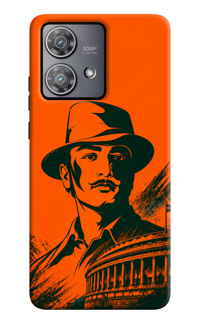 Bhagat Singh Legacy Moto Edge 40 Neo Back Cover