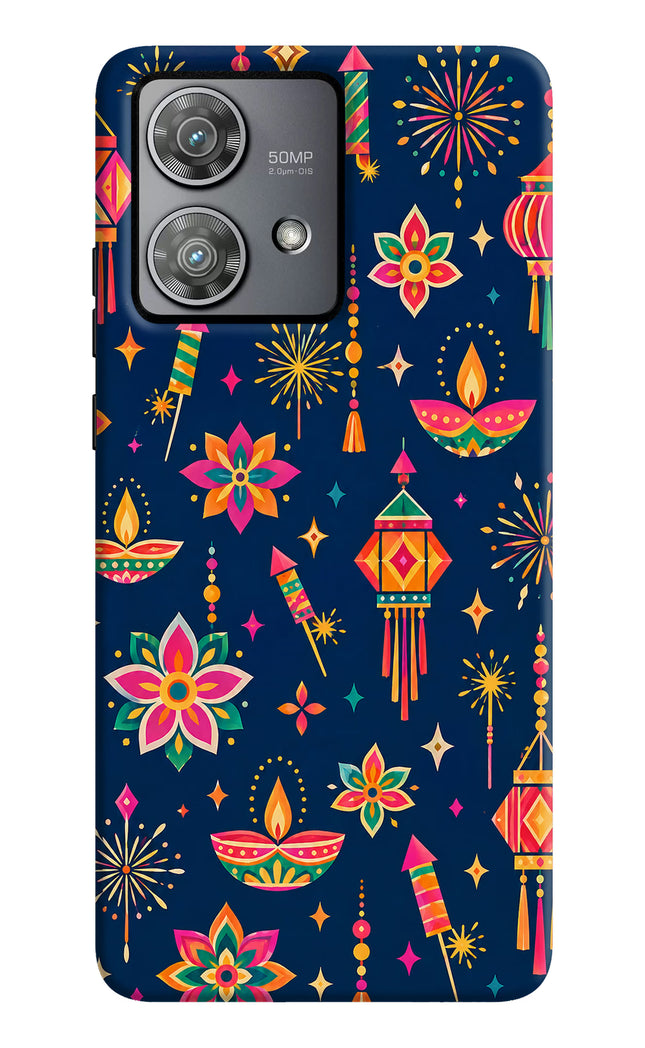 Festive Pop Moto Edge 40 Neo Hard Case Back Cover by Casekaro