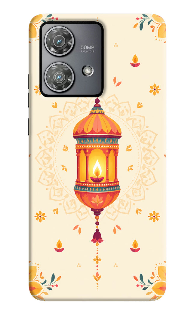 Golden Lantern Moto Edge 40 Neo Hard Case Back Cover by Casekaro