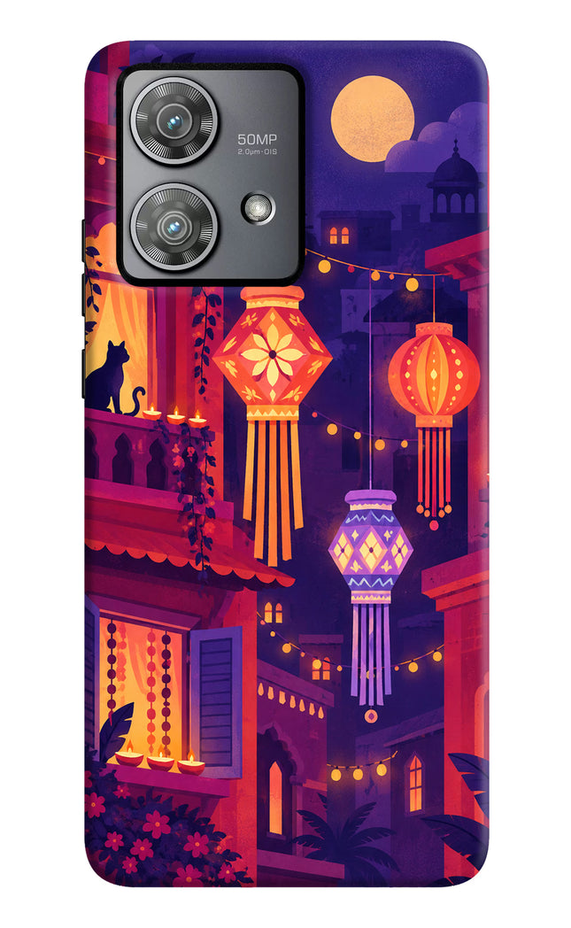 Lantern Lane Moto Edge 40 Neo Hard Case Back Cover by Casekaro
