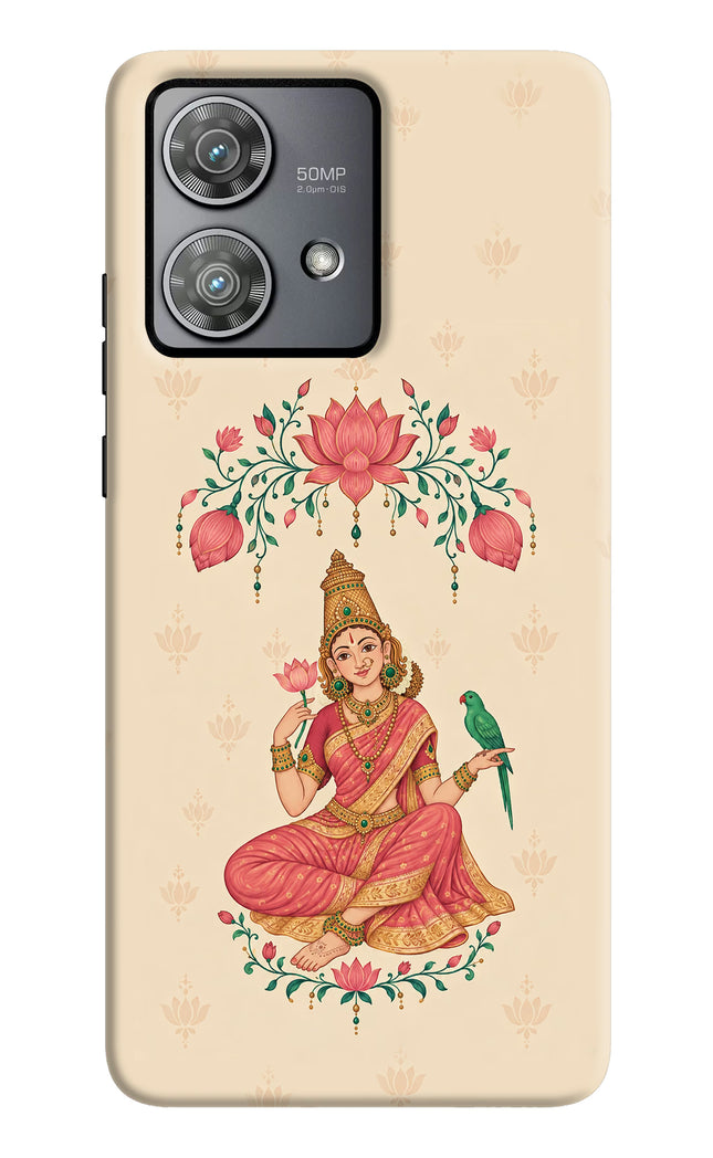 Goddess Lakshmi Moto Edge 40 Neo Hard Case Back Cover by Casekaro