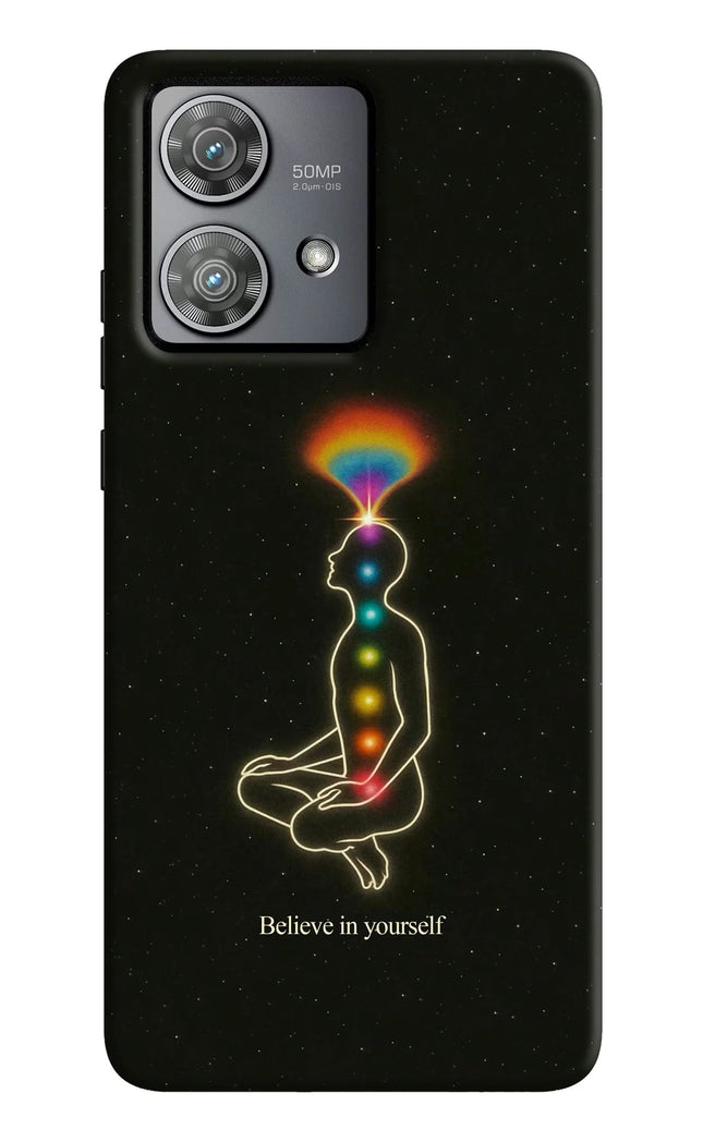 Believe in yourself Moto Edge 40 Neo Hard Case Back Cover by Casekaro