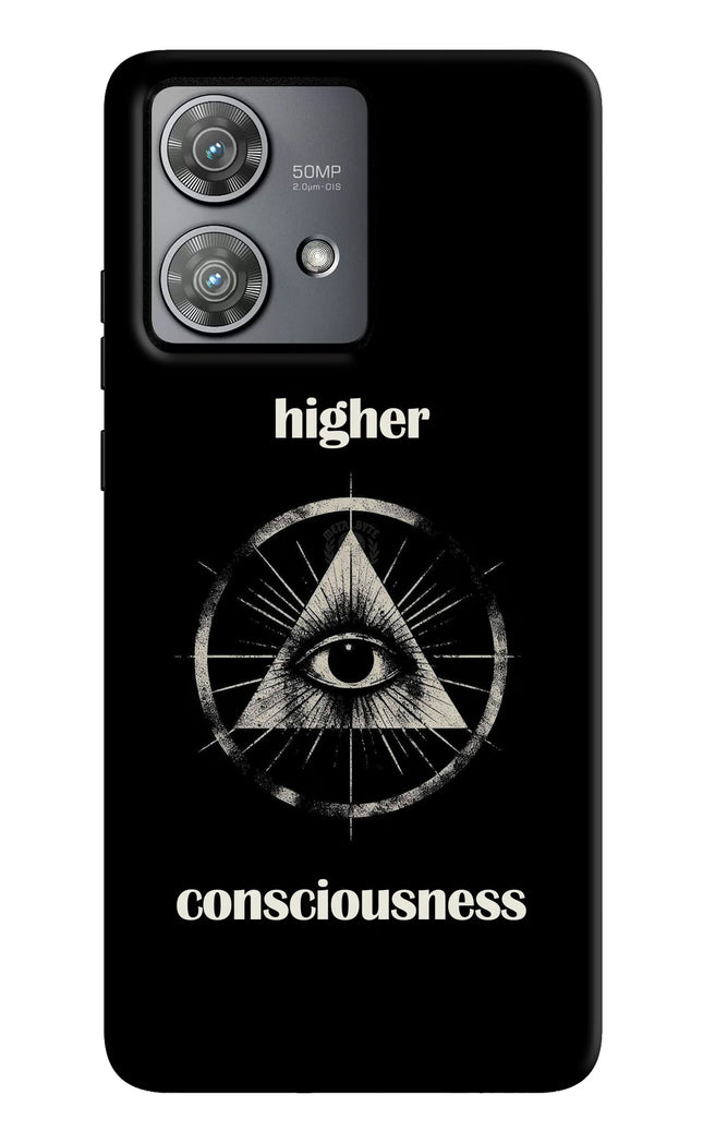 Illuminati Eye Moto Edge 40 Neo Hard Case Back Cover by Casekaro