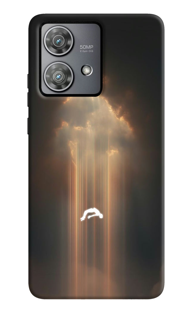 Heavenly Beam Moto Edge 40 Neo Hard Case Back Cover by Casekaro
