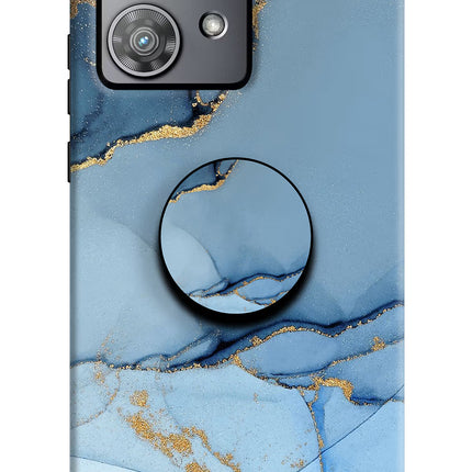 Blue Marble Moto Edge 40 Neo Pop Case by Casekaro