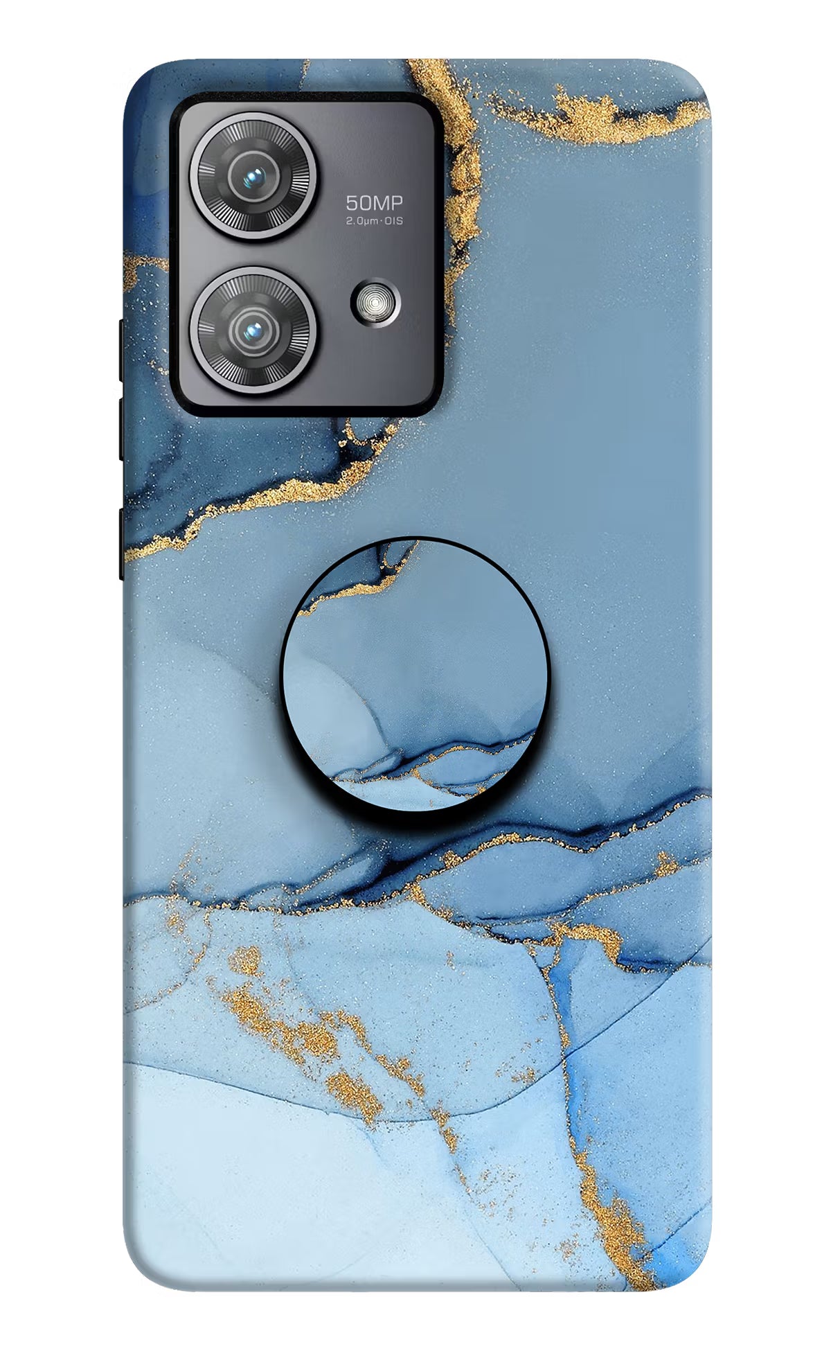 Blue Marble Moto Edge 40 Neo Pop Case by Casekaro
