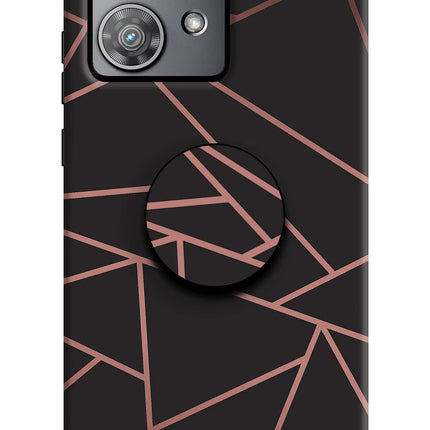Geometric Pattern Moto Edge 40 Neo Pop Case by Casekaro