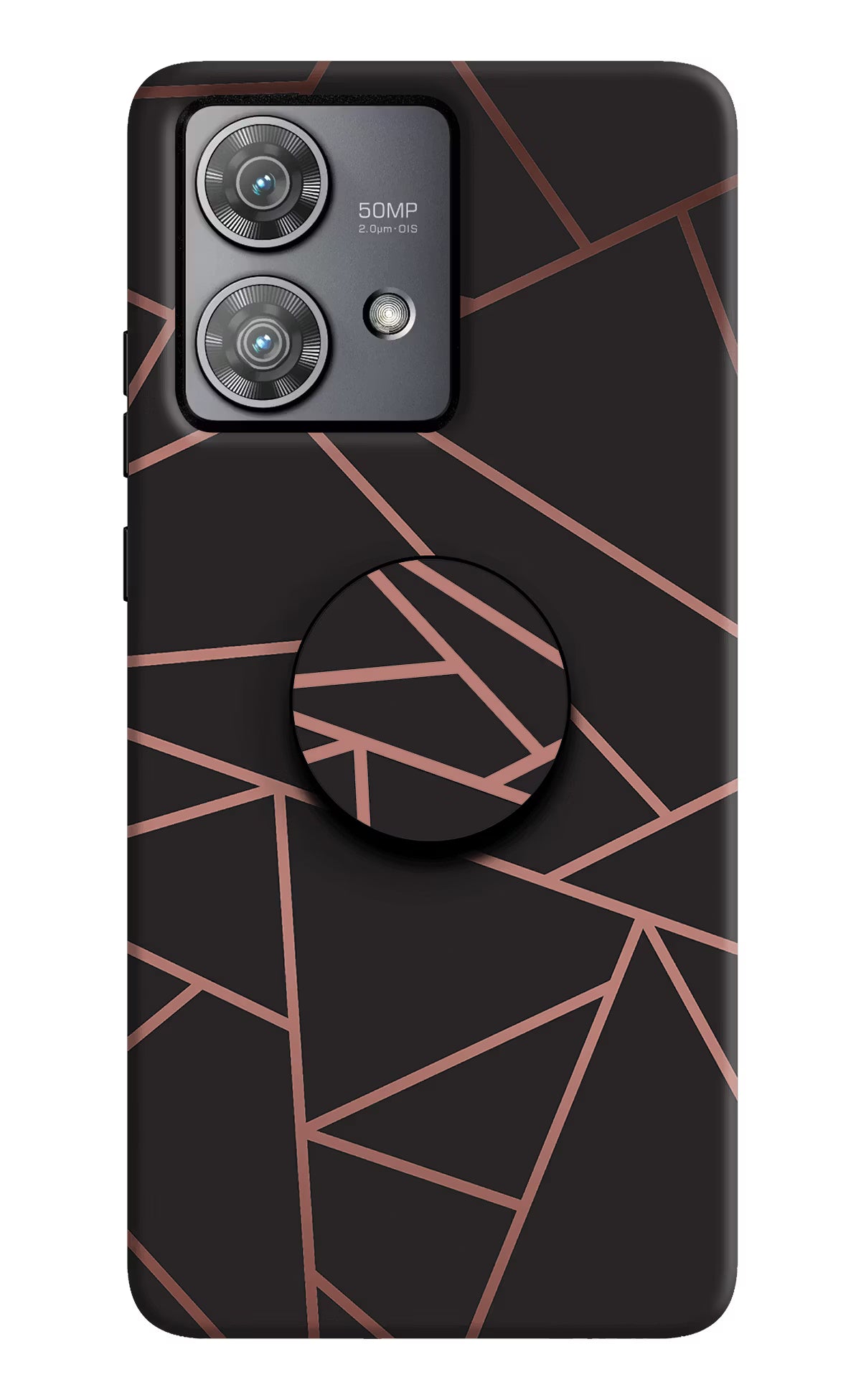 Geometric Pattern Moto Edge 40 Neo Pop Case by Casekaro
