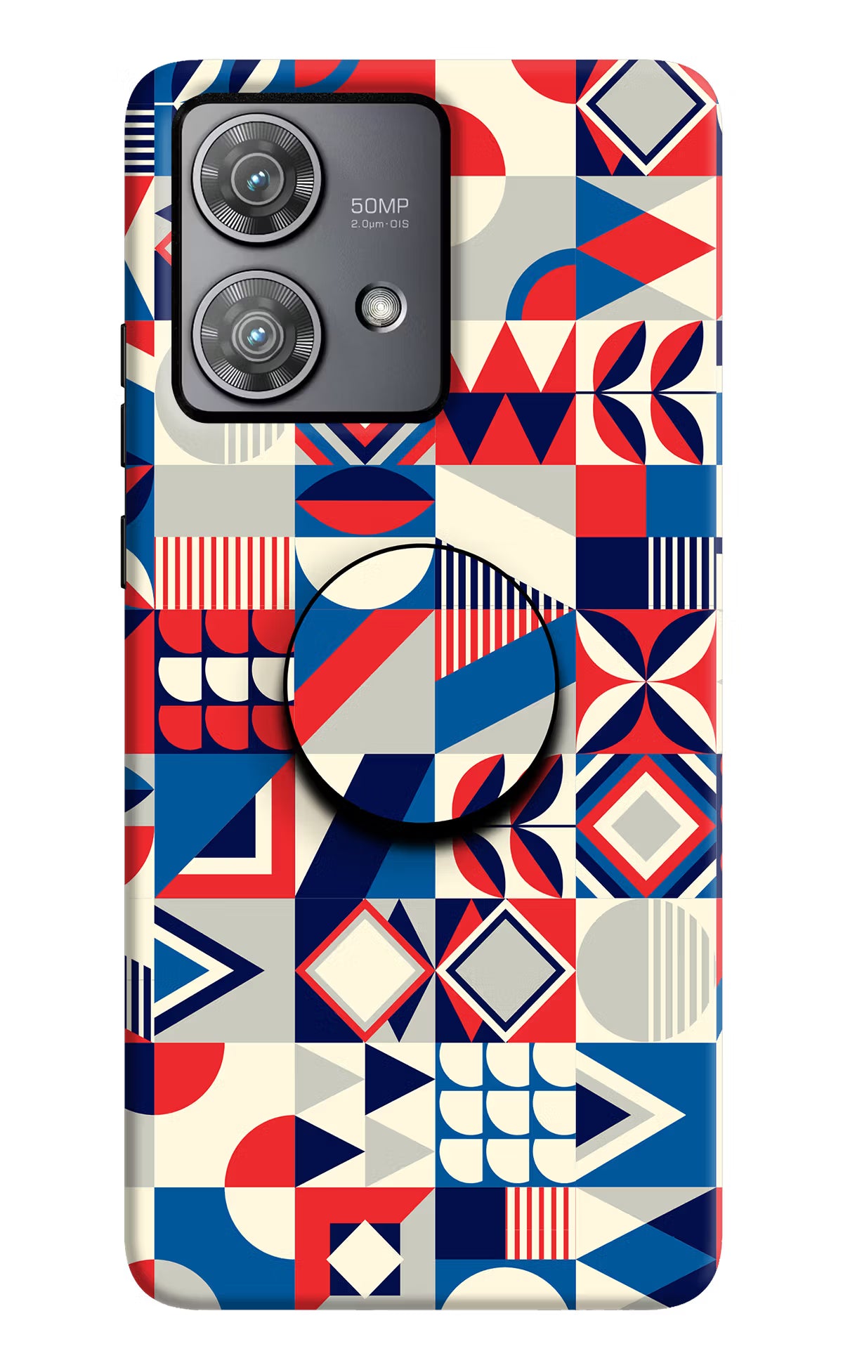 Colorful Pattern Moto Edge 40 Neo Pop Case by Casekaro