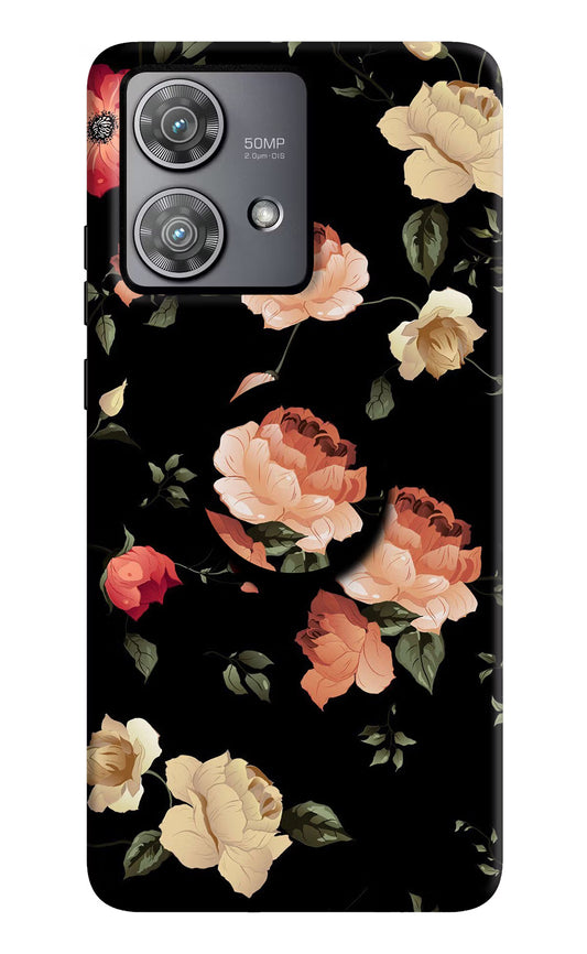 Flowers Moto Edge 40 Neo Pop Case by Casekaro