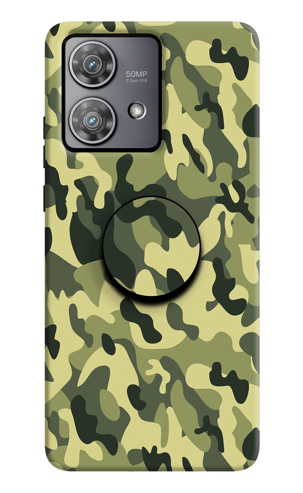 Camouflage Moto Edge 40 Neo Pop Case by Casekaro