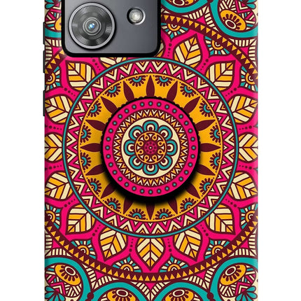 Mandala Moto Edge 40 Neo Pop Case by Casekaro