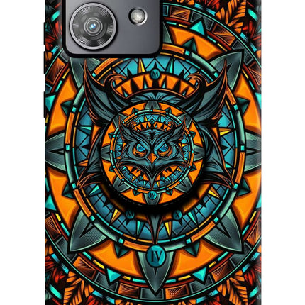 Angry Owl Moto Edge 40 Neo Pop Case by Casekaro