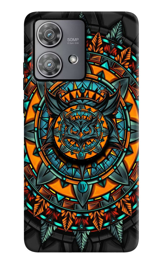 Angry Owl Moto Edge 40 Neo Pop Case by Casekaro