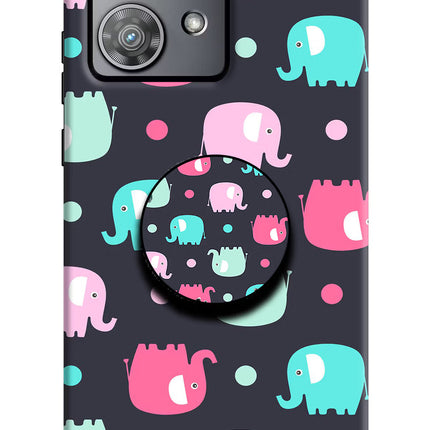 Baby Elephants Moto Edge 40 Neo Pop Case by Casekaro