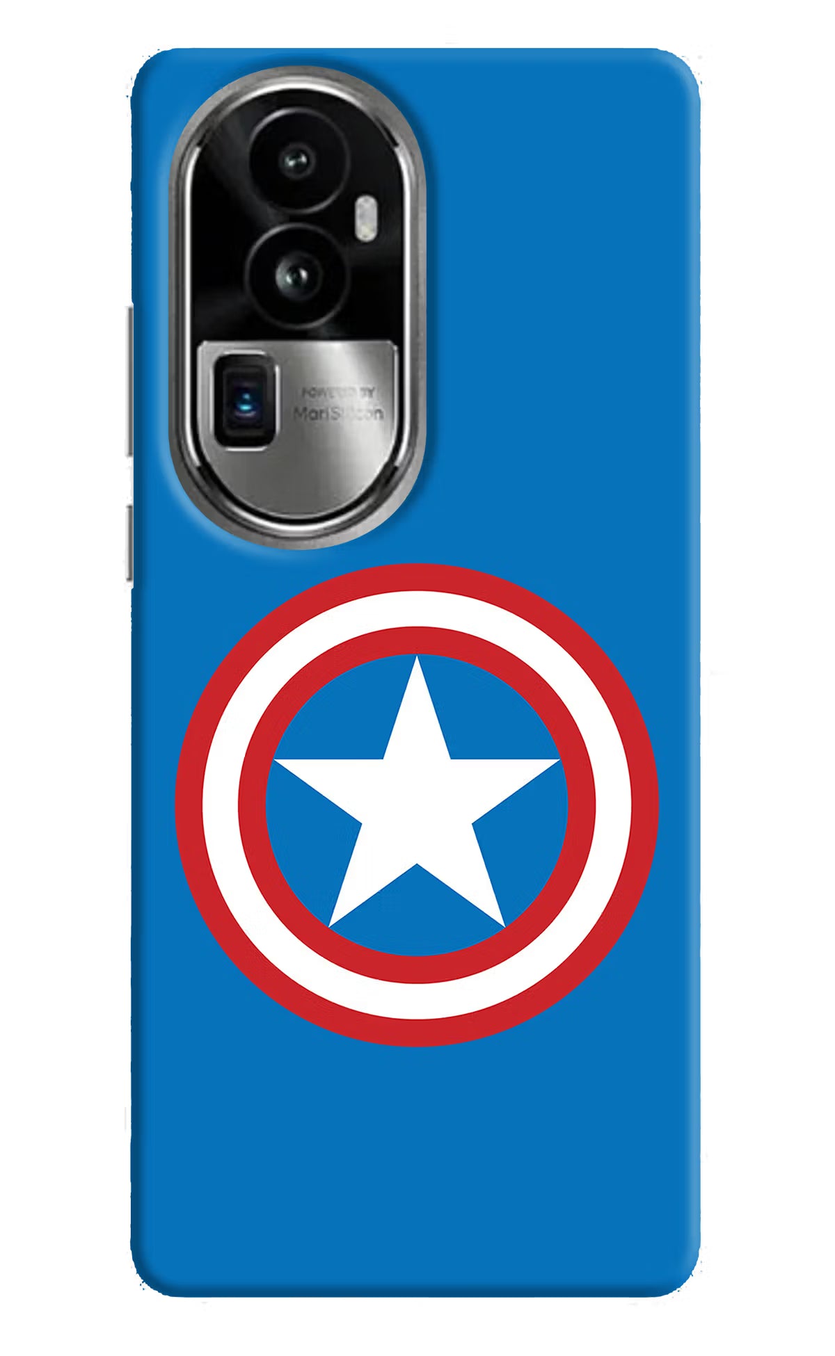 Captain America Logo Oppo Reno10 Pro+ 5G Hard Case Back Cover by Casekaro