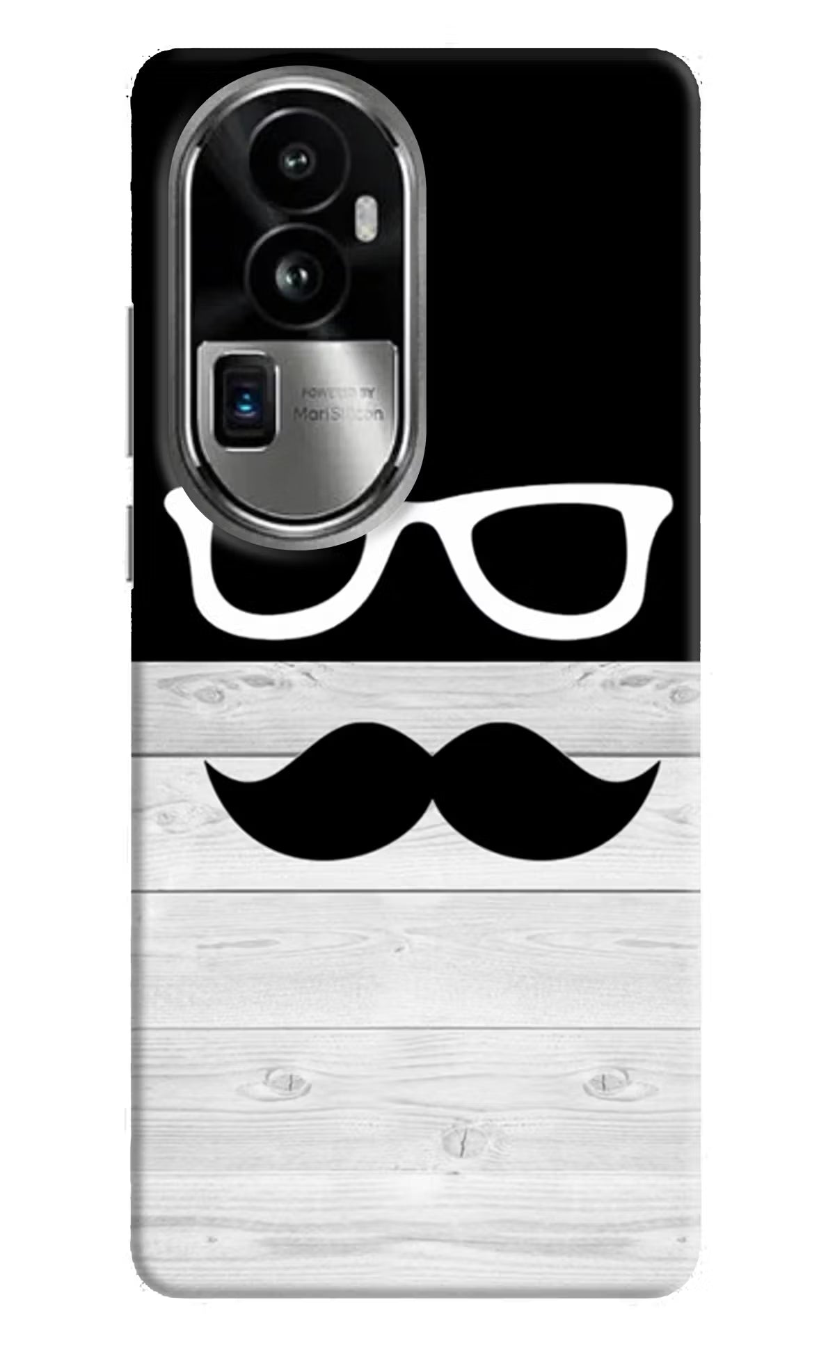Mustache Oppo Reno10 Pro+ 5G Hard Case Back Cover by Casekaro