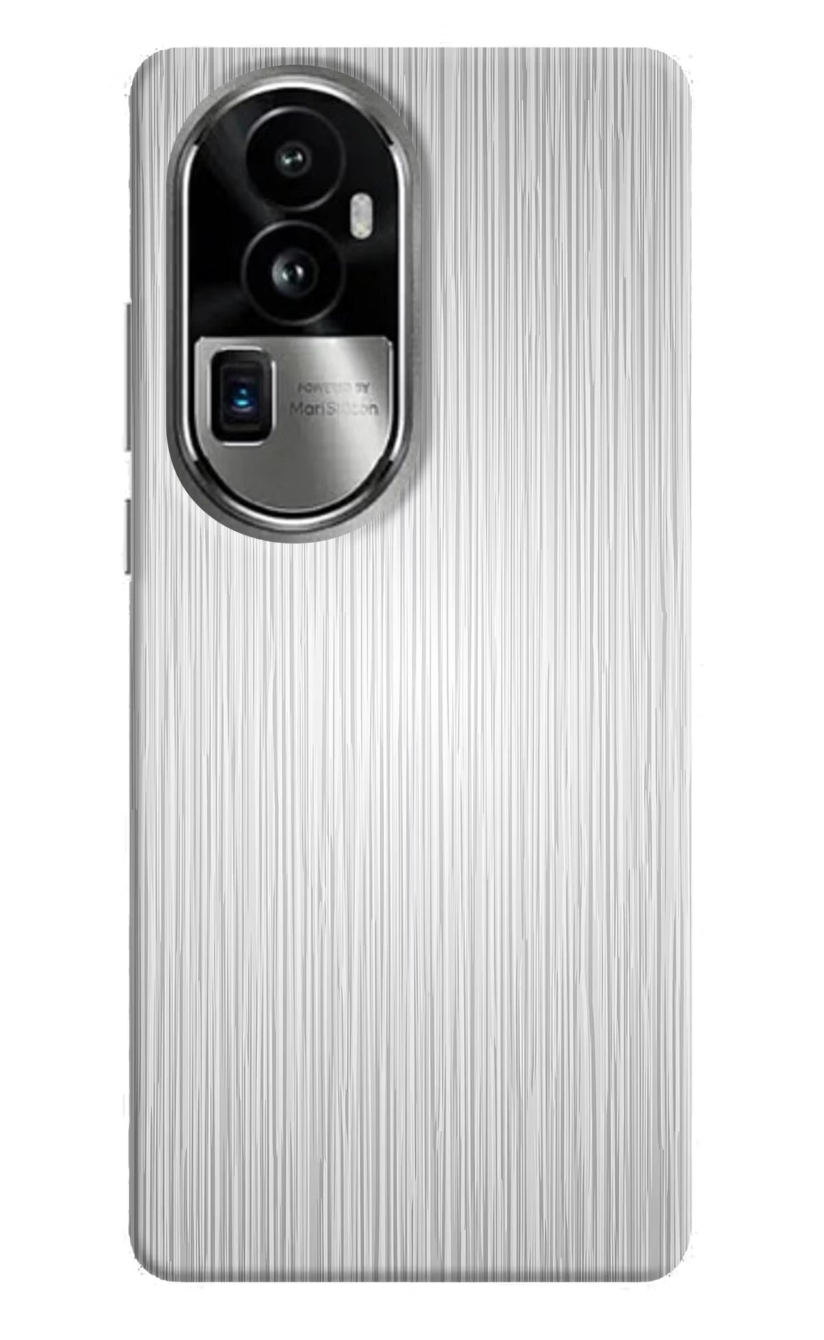 Wooden Grey Texture Oppo Reno10 Pro+ 5G Hard Case Back Cover by Casekaro