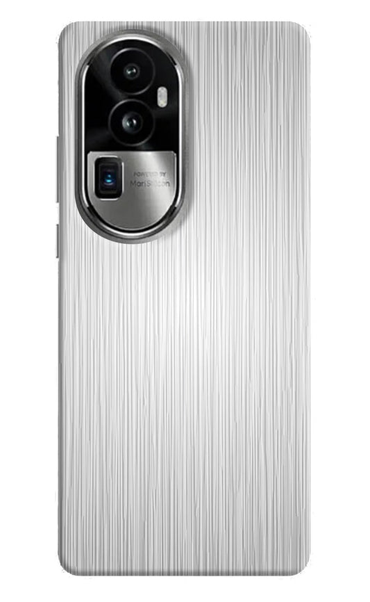 Wooden Grey Texture Oppo Reno10 Pro+ 5G Hard Case Back Cover by Casekaro