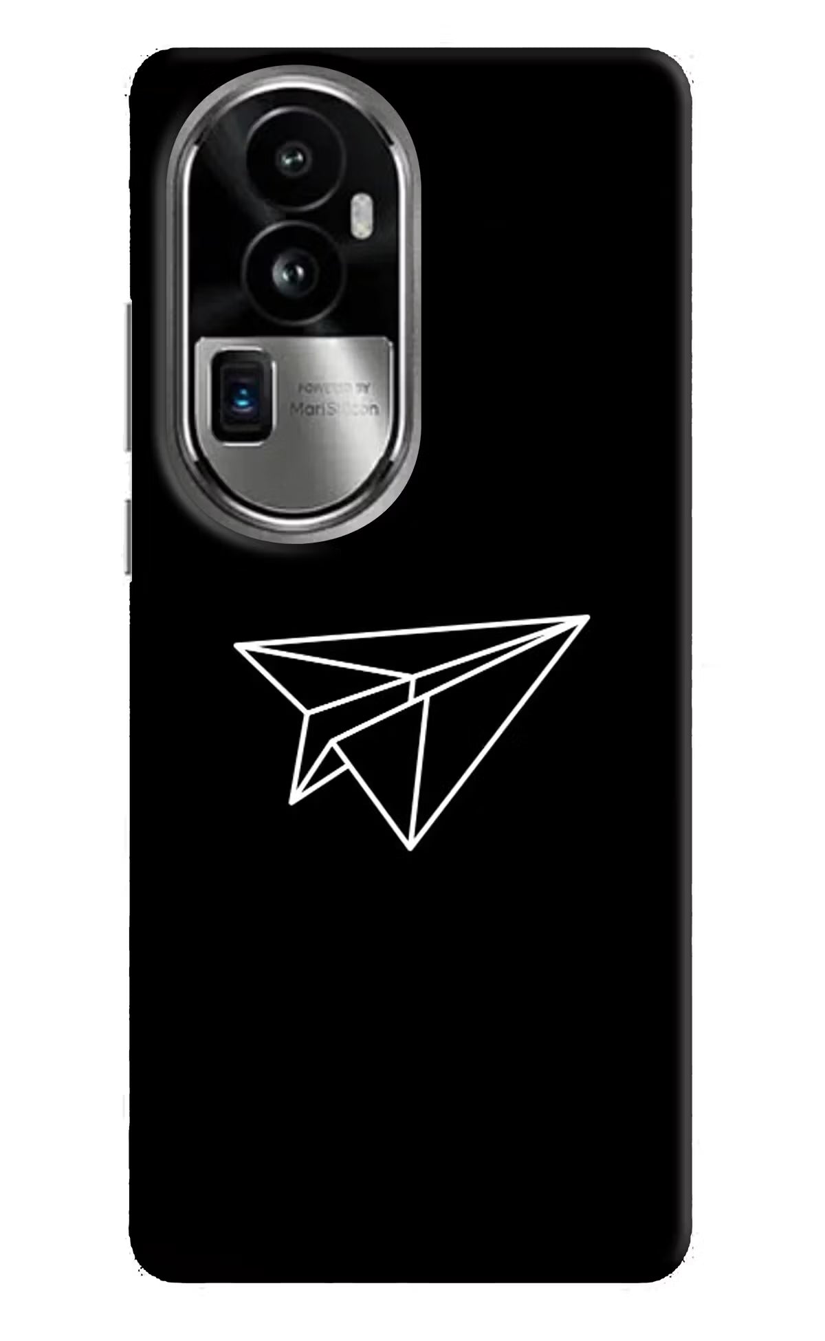 Paper Plane White Oppo Reno10 Pro+ 5G Hard Case Back Cover by Casekaro